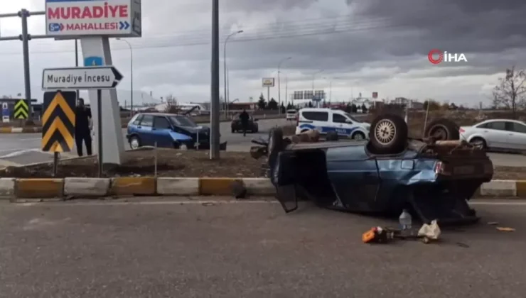 Konya’da İki Otomobil Çarpıştı: 1 Yaralı